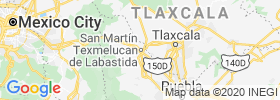 San Martin Texmelucan De Labastida map